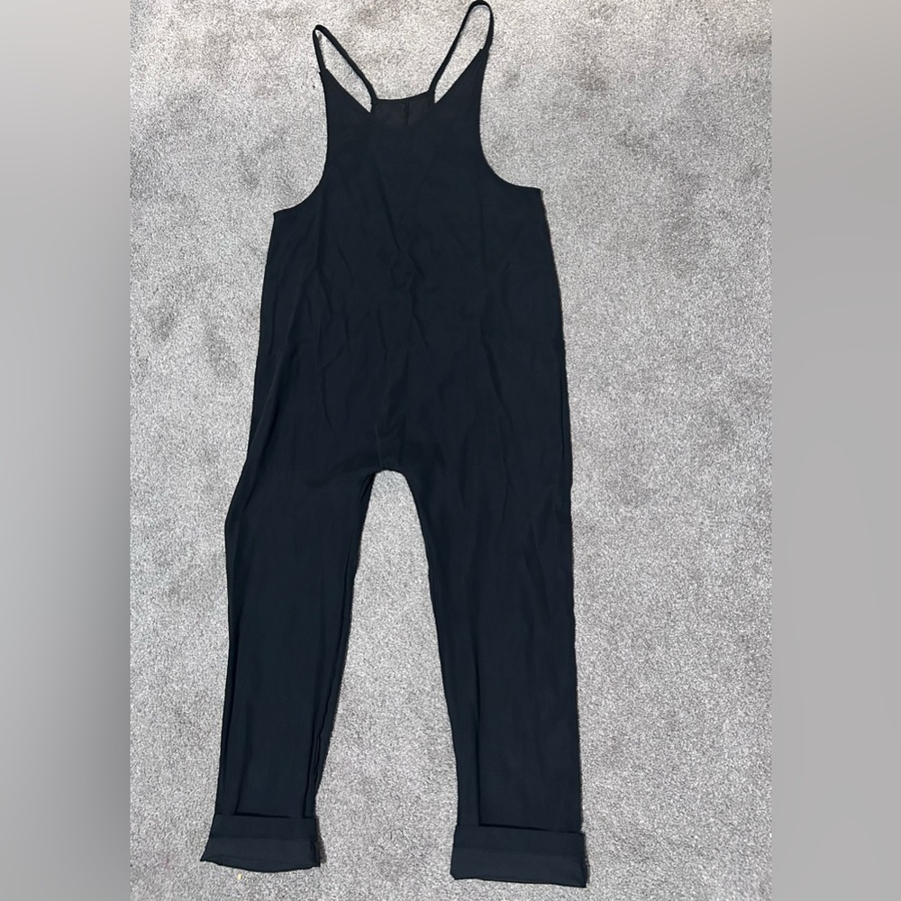 Black Sleeveless Jumpsuit